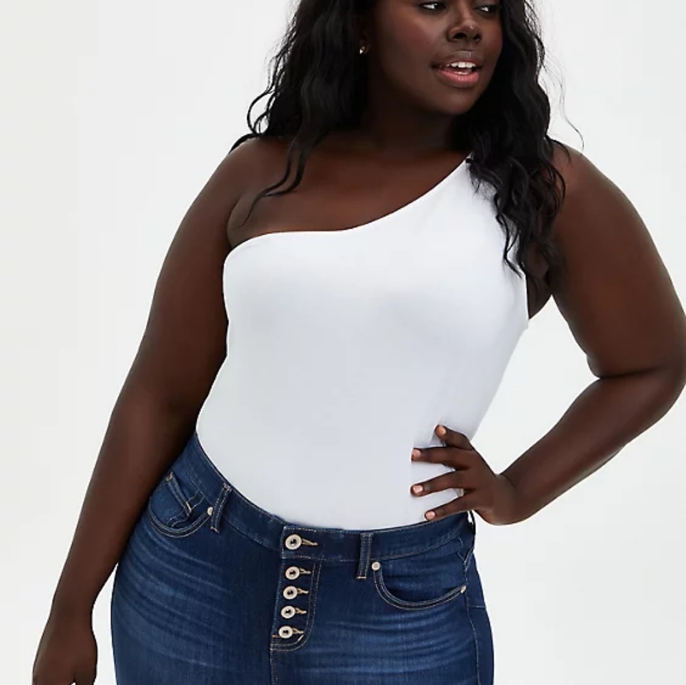 Torrid One Shoulder Foxy Top